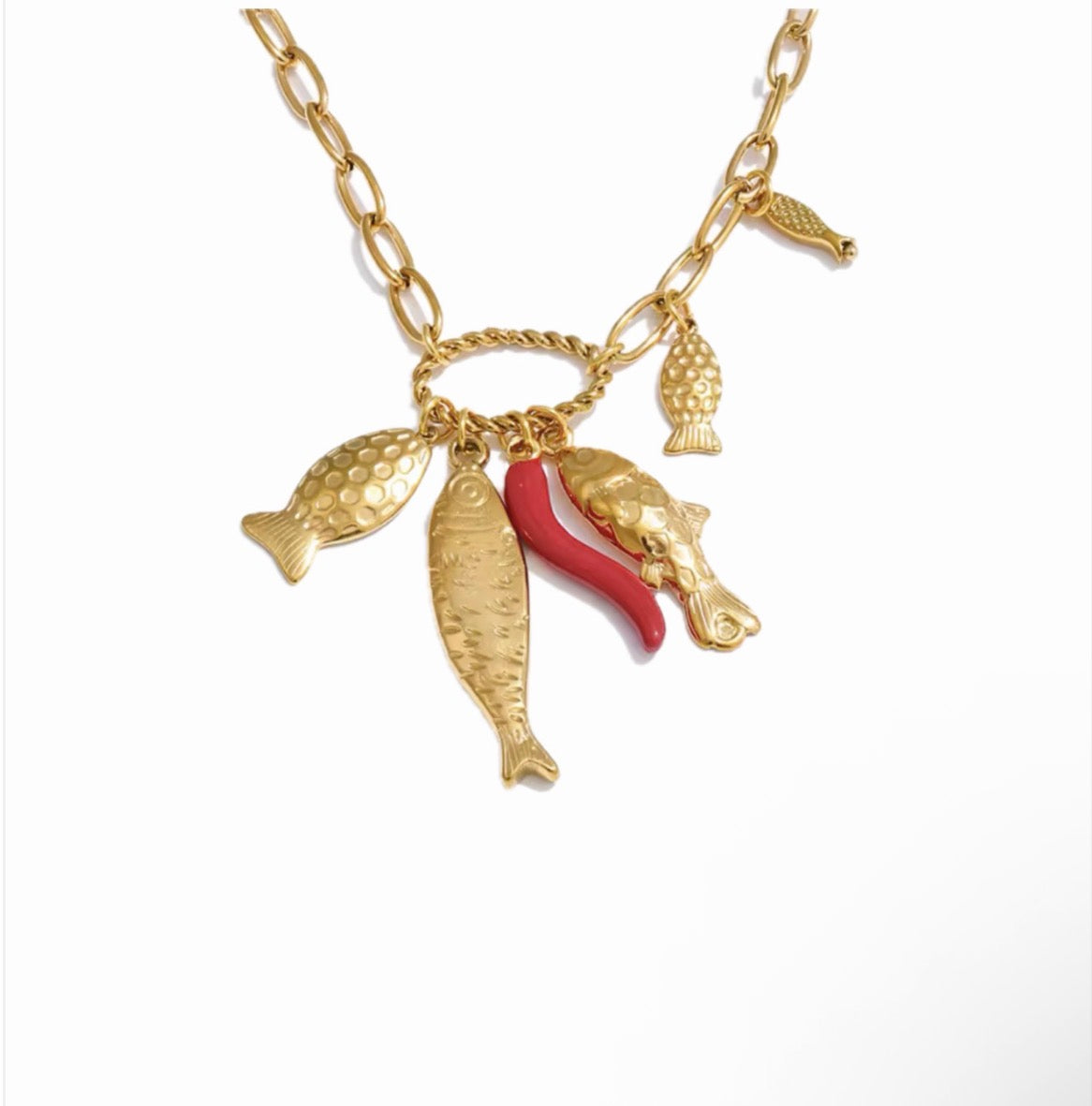 Fortune Tide Necklace 🌶️🐟