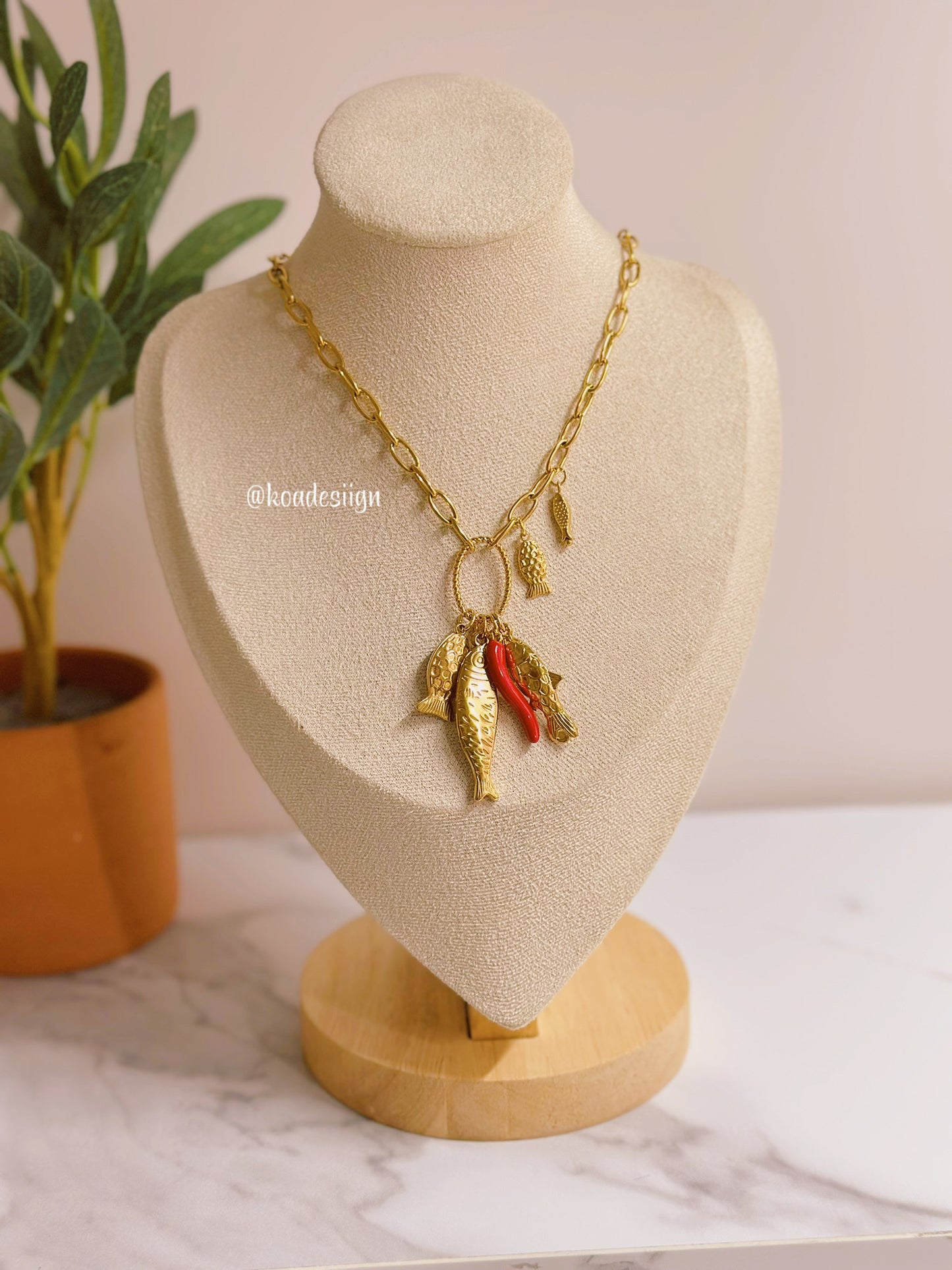 Fortune Tide Necklace 🌶️🐟