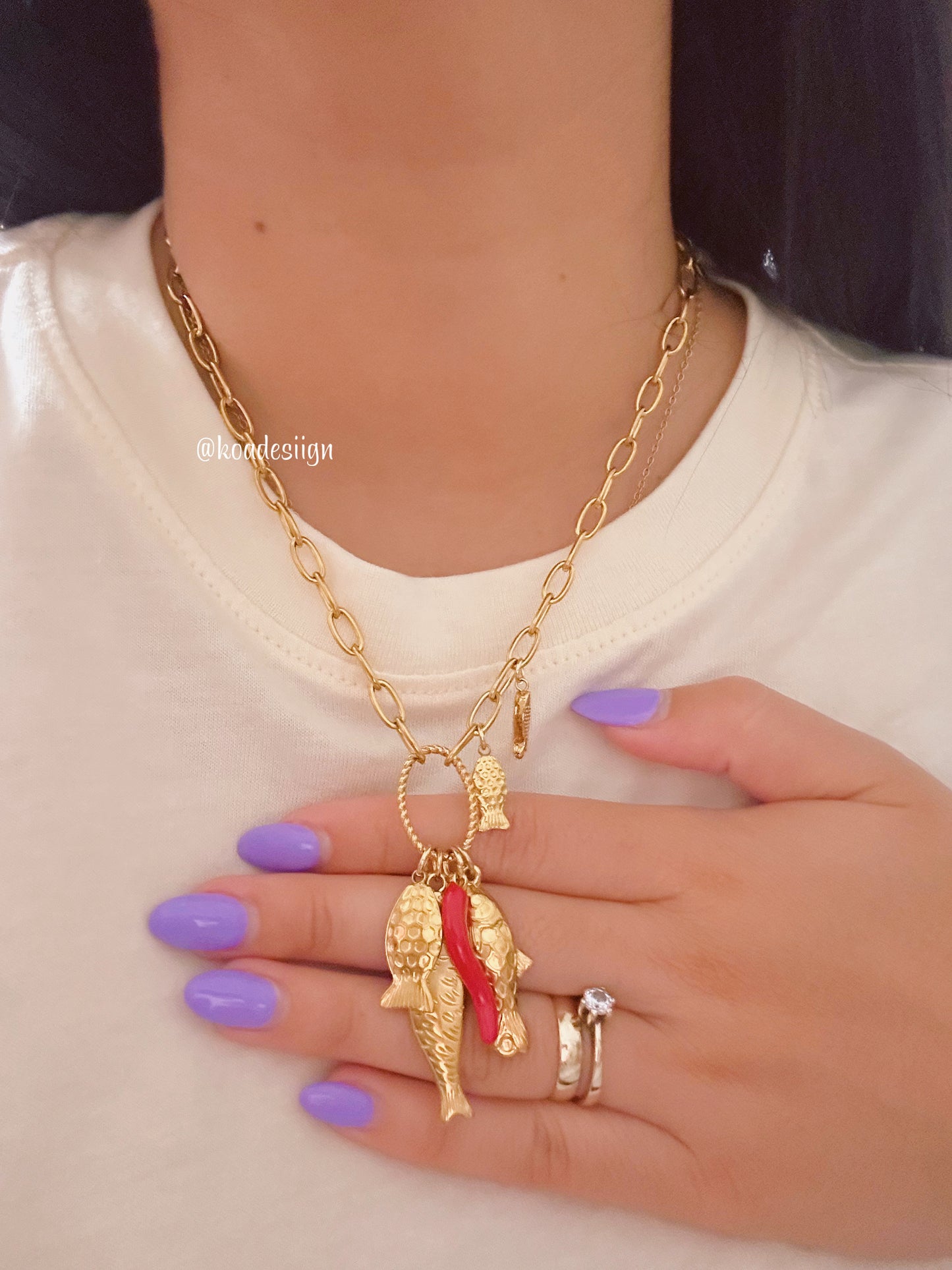Fortune Tide Necklace 🌶️🐟