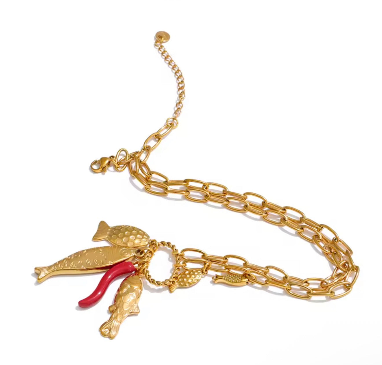 Fortune Tide Necklace 🌶️🐟
